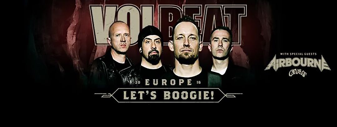 Volbeat im Herbst gemeinsam mit Airbourne und Crobot auf Tour