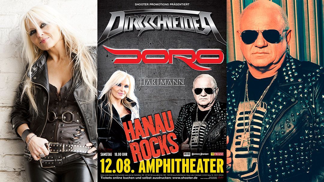 Hanau Rocks 2017 mit Dirkschneider, Doro und Hartmann im Amphitheater