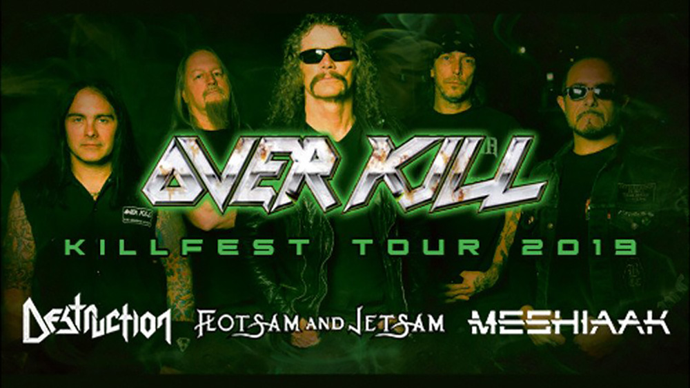 Killfest Tour 2019 – Overkill touren mit neuem Album durch Europa