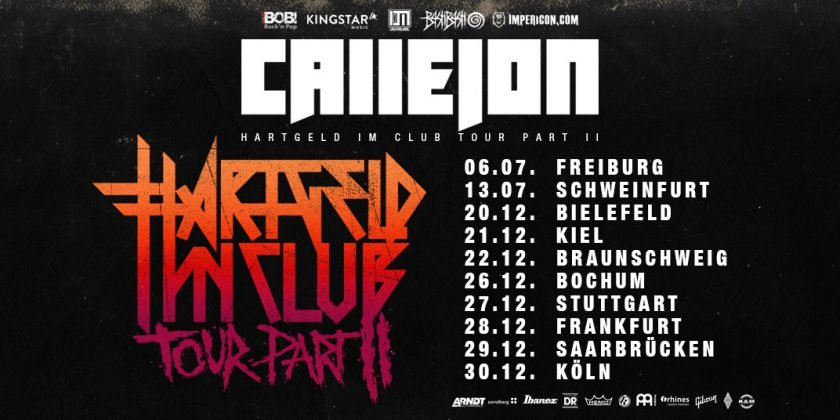 Callejon auf “Hartgeld im Club Tour Pt. II”