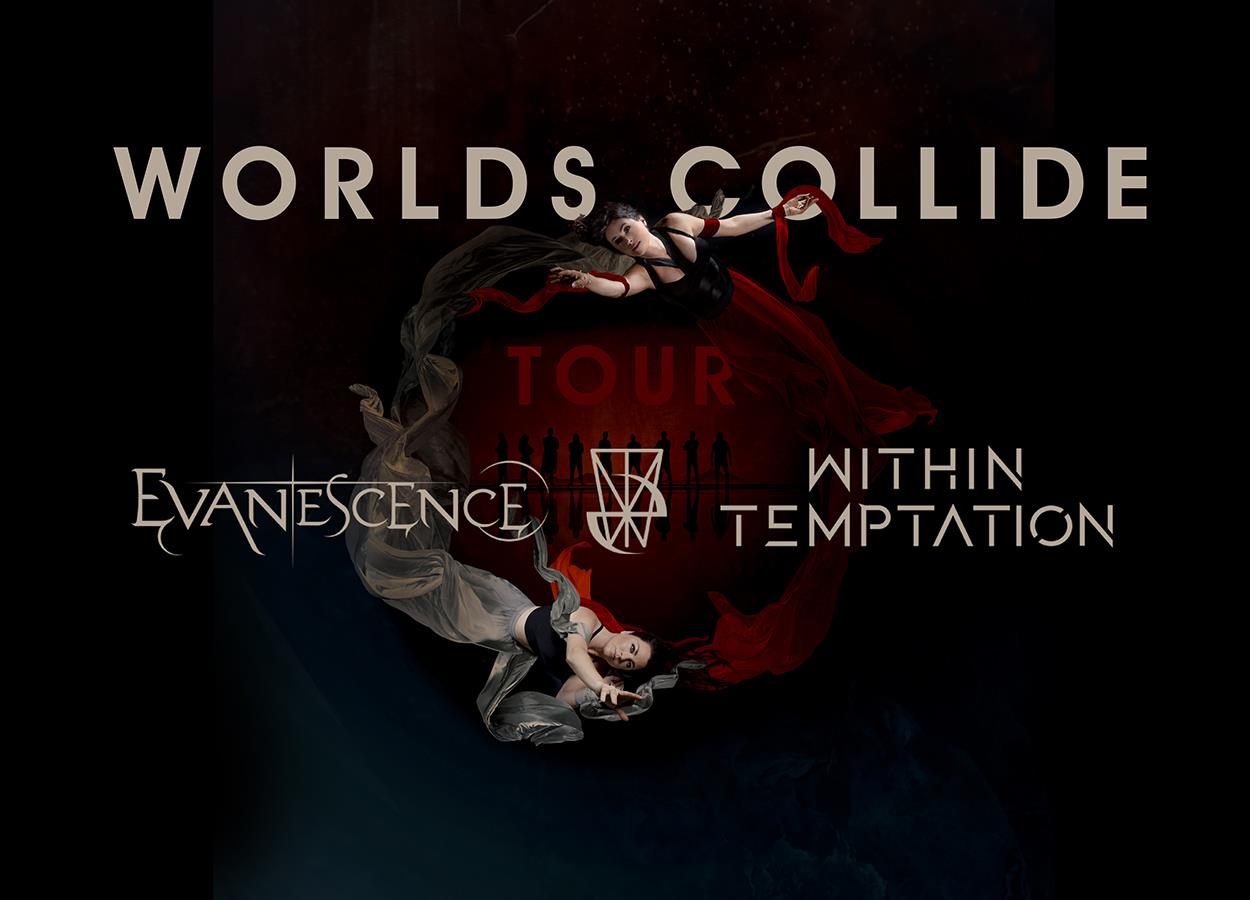 evanescence and within temptation worlds collide tour