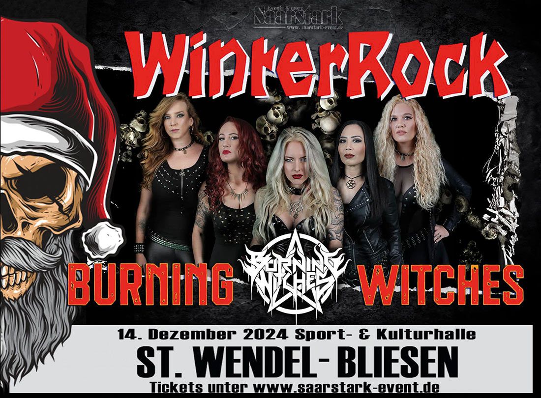 Burning Witches beim WinterRock 2024: Das Metal-Highlight des Jahres in St. Wendel