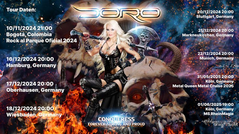 Doro auf „Conqueress – Forever Strong And Proud“ Tour