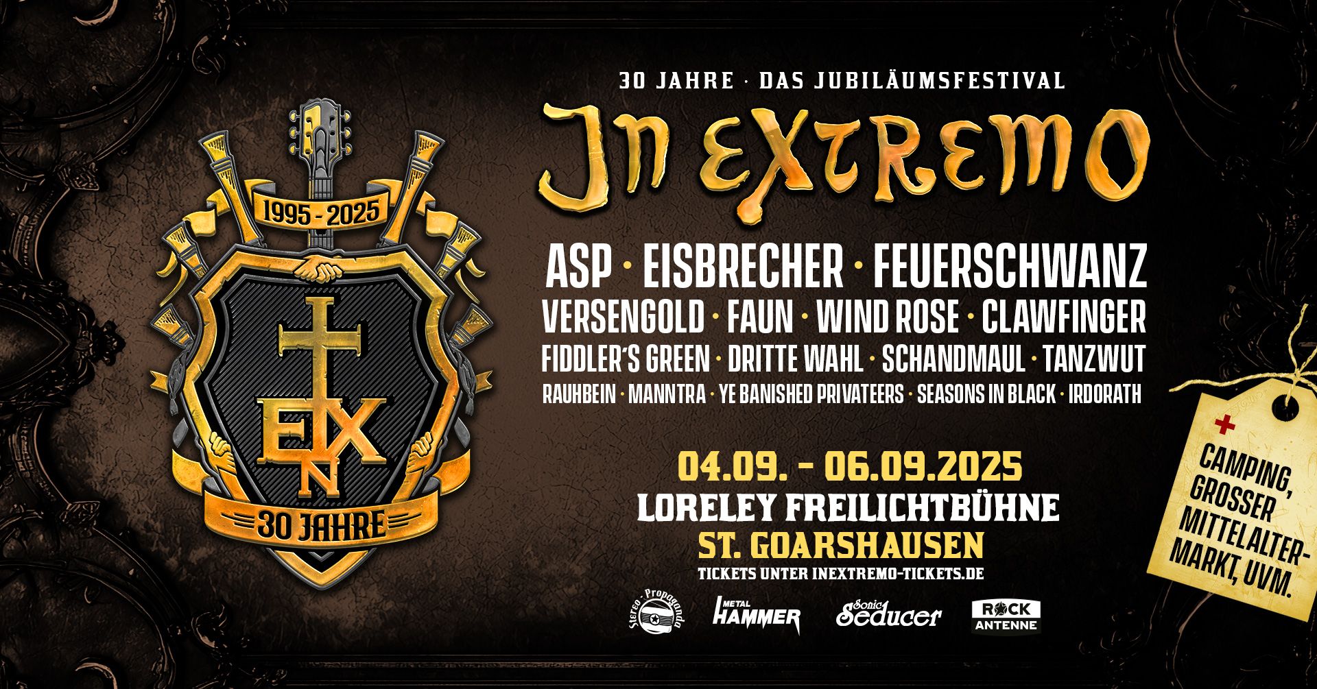 30 Jahre In Extremo – Jubiläumsfestival auf der Loreley 2025