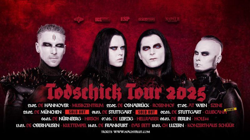 Nachblut kommen mit neuem Album auf Todschick Headline Tour 2025